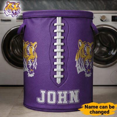 LSU Tigers | Premium NCAA Personalized Clothes Hamper