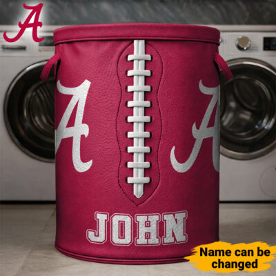 Alabama Crimson Tide | Premium NCAA Personalized Clothes Hamper