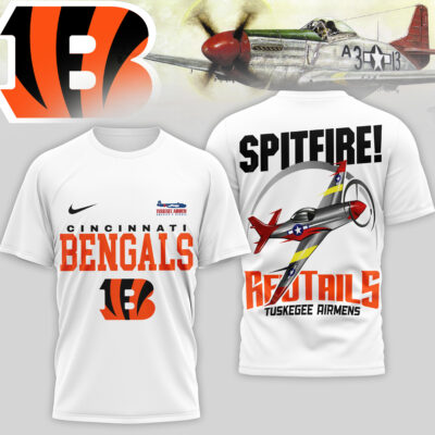 Cincinnati Bengals | Premium NFL Tuskegee Airmen 3D Shirt