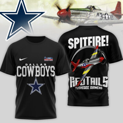 Dallas Cowboys | Premium NFL Tuskegee Airmen 3D Shirt