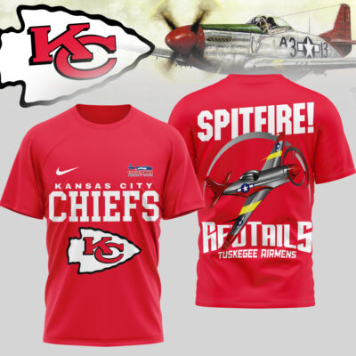 Kansas City Chiefs | Premium NFL Tuskegee Airmen 3D Shirt