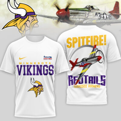 Minnesota Vikings | Premium NFL Tuskegee Airmen 3D Shirt