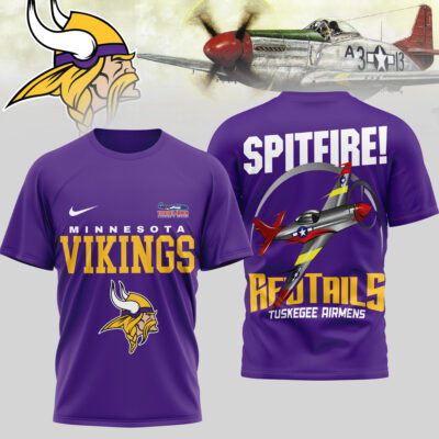 Minnesota Vikings | Premium NFL Tuskegee Airmen 3D Shirt