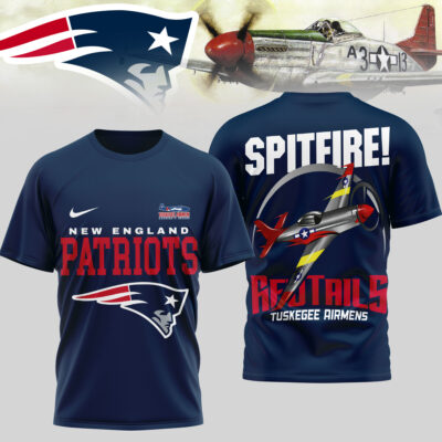 New England Patriots | Premium NFL Tuskegee Airmen 3D Shirt