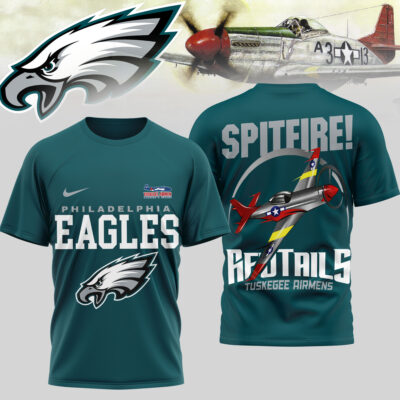 Philadelphia Eagles | Premium NFL Tuskegee Airmen 3D Shirt