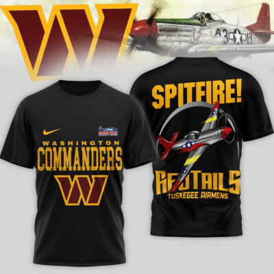 Washington Commanders | Premium NFL Tuskegee Airmen 3D Shirt
