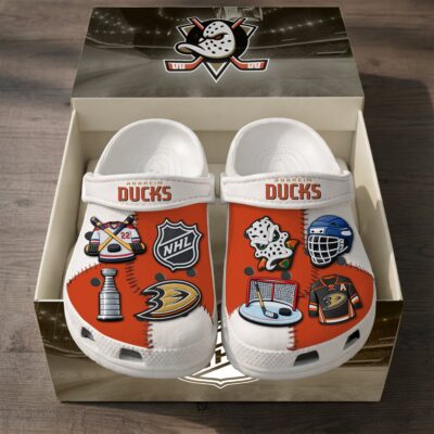 Anaheim Ducks | PREMIUM NHL CLOGS WITH CHARMS