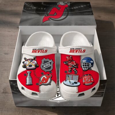 New Jersey Devils | PREMIUM NHL CLOGS WITH CHARMS