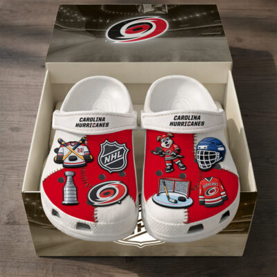 Carolina Hurricanes | PREMIUM NHL CLOGS WITH CHARMS