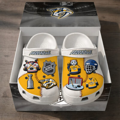 Nashville Predators | PREMIUM NHL CLOGS WITH CHARMS