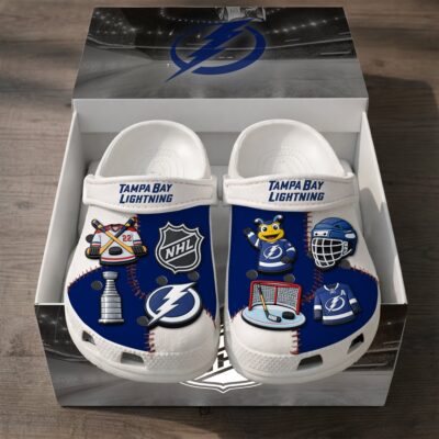 Tampa Bay Lightning | PREMIUM NHL CLOGS WITH CHARMS
