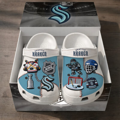 Seattle Kraken | PREMIUM NHL CLOGS WITH CHARMS - 11 Men