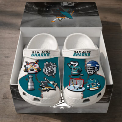 San Jose Sharks | PREMIUM NHL CLOGS WITH CHARMS