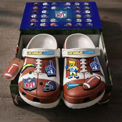 Los Angeles Chargers | PREMIUM NFL CLOGS WITH CHARMS - 13 Men