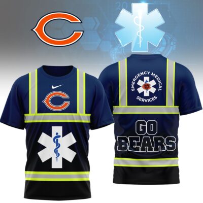 Chicago Bears | Premium NFL National EMT & Paramedic Day 3D Shirt