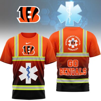 Cincinnati Bengals | Premium NFL National EMT & Paramedic Day 3D Shirt