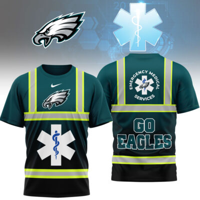 Philadelphia Eagles | Premium NFL National EMT & Paramedic Day 3D Shirt
