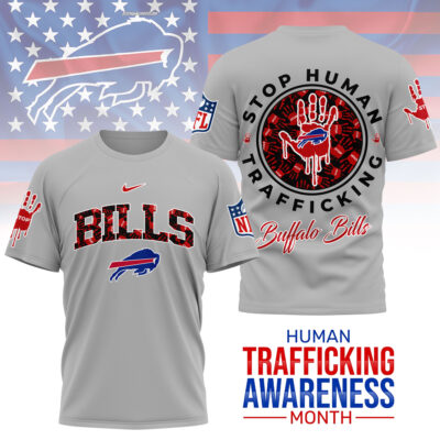 Buffalo Bills | Premium NFL Slavery and Human Trafficking Prevention 3D Shirt