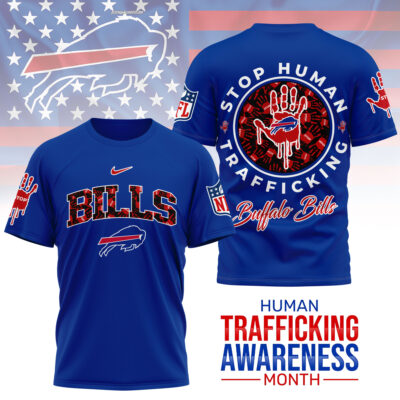 Buffalo Bills | Premium NFL Slavery and Human Trafficking Prevention 3D Shirt