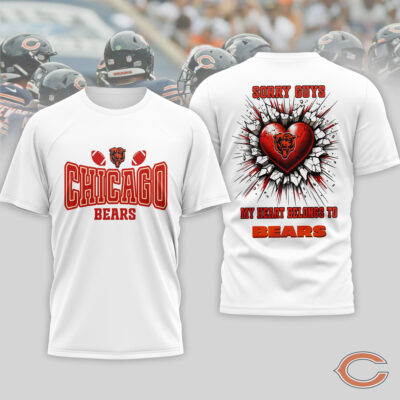 Chicago Bears | Premium NFL Valentine's Day 3D Shirt