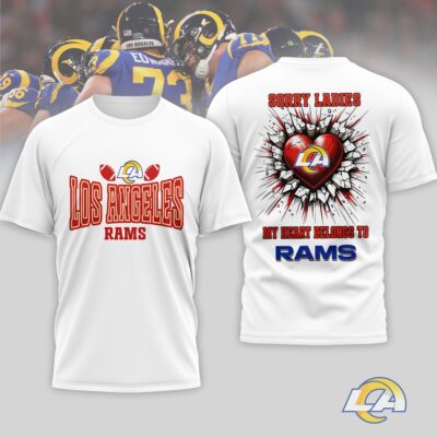 Los Angeles Rams | Premium NFL Valentine's Day 3D Shirt
