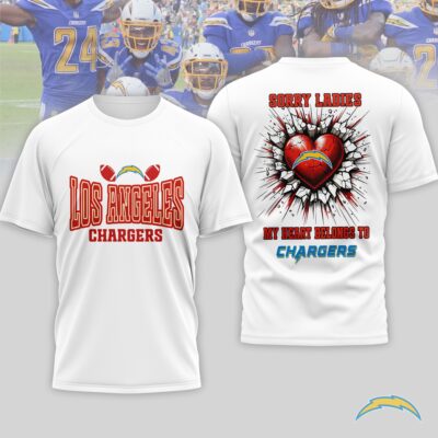 Los Angeles Chargers | Premium NFL Valentine's Day 3D Shirt