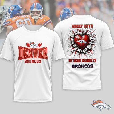 Denver Broncos | Premium NFL Valentine's Day 3D Shirt