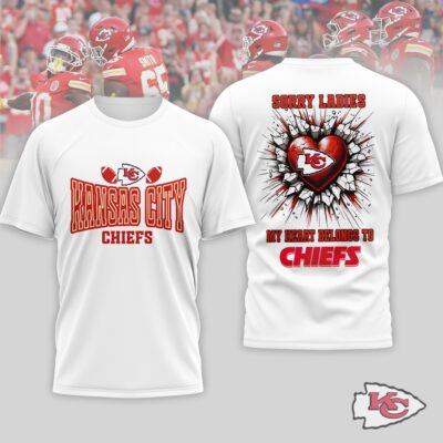 Kansas City Chiefs | Premium NFL Valentine's Day 3D Shirt