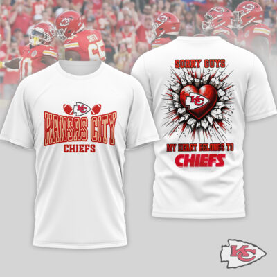 Kansas City Chiefs | Premium NFL Valentine's Day 3D Shirt