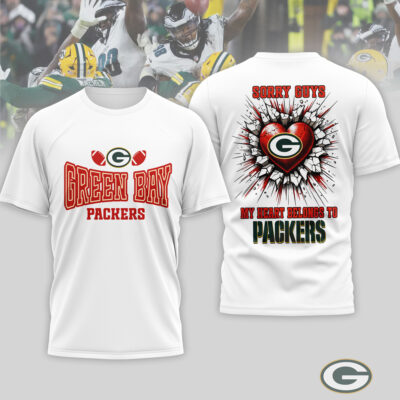 Green Bay Packers | Premium NFL Valentine's Day 3D Shirt