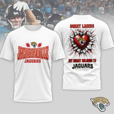 Jacksonville Jaguars | Premium NFL Valentine's Day 3D Shirt