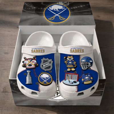 Buffalo Sabres | PREMIUM NHL CLOGS WITH CHARMS - 13 Kid