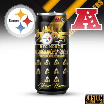 Pittsburgh Steelers | Premium NFL AFC North Champions Super Bowl Can Tumbler