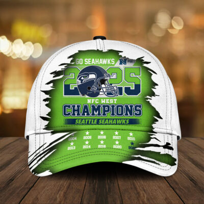 Alternative view of Seattle Seahawks | Premium NFL NFC West Champions Super Bowl Classic Cap