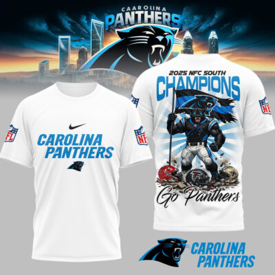 Carolina Panthers | Premium NFL NFC South Champions Super Bowl 3D Shirt