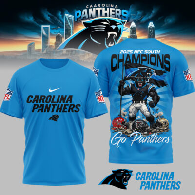 Carolina Panthers | Premium NFL NFC South Champions Super Bowl 3D Shirt