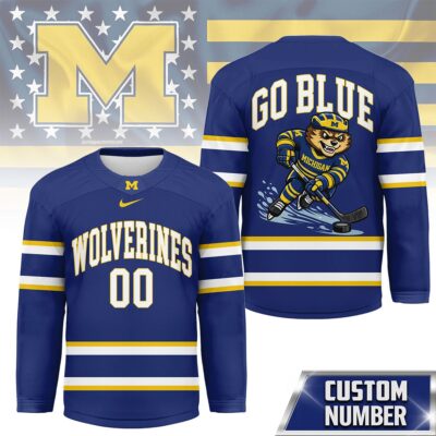Michigan Wolverines | Premium NCAA Game Day Hockey Jersey