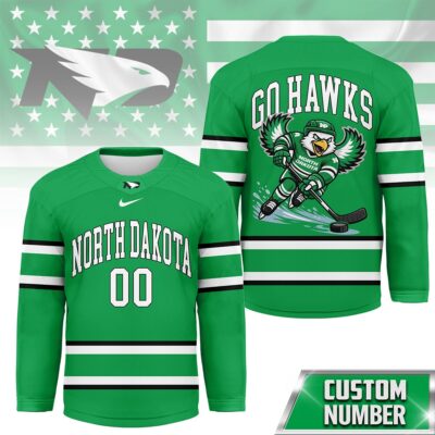 North Dakota Fighting Hawks | Premium NCAA Game Day Hockey Jersey