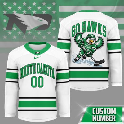 North Dakota Fighting Hawks | Premium NCAA Game Day Hockey Jersey