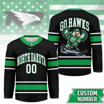 North Dakota Fighting Hawks | Premium NCAA Game Day Hockey Jersey