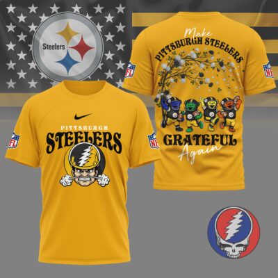Pittsburgh Steelers | Premium NFL Grateful Dead 3D Shirt