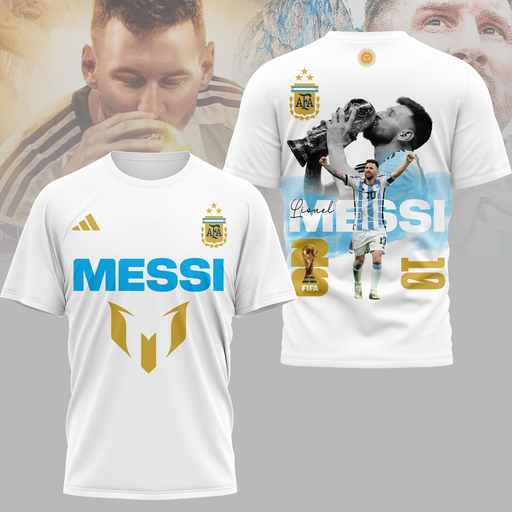 Lionel Messi | Premium World Cup 3D Shirt - Image 2