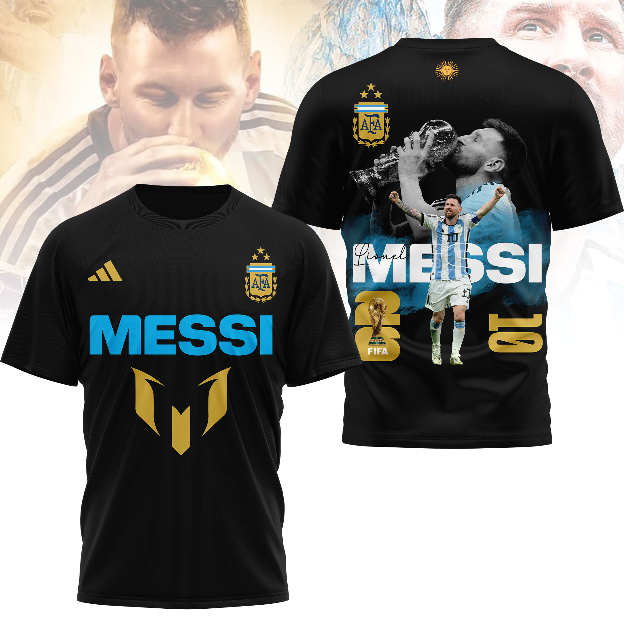 Lionel Messi | Premium World Cup 3D Shirt - Image 3