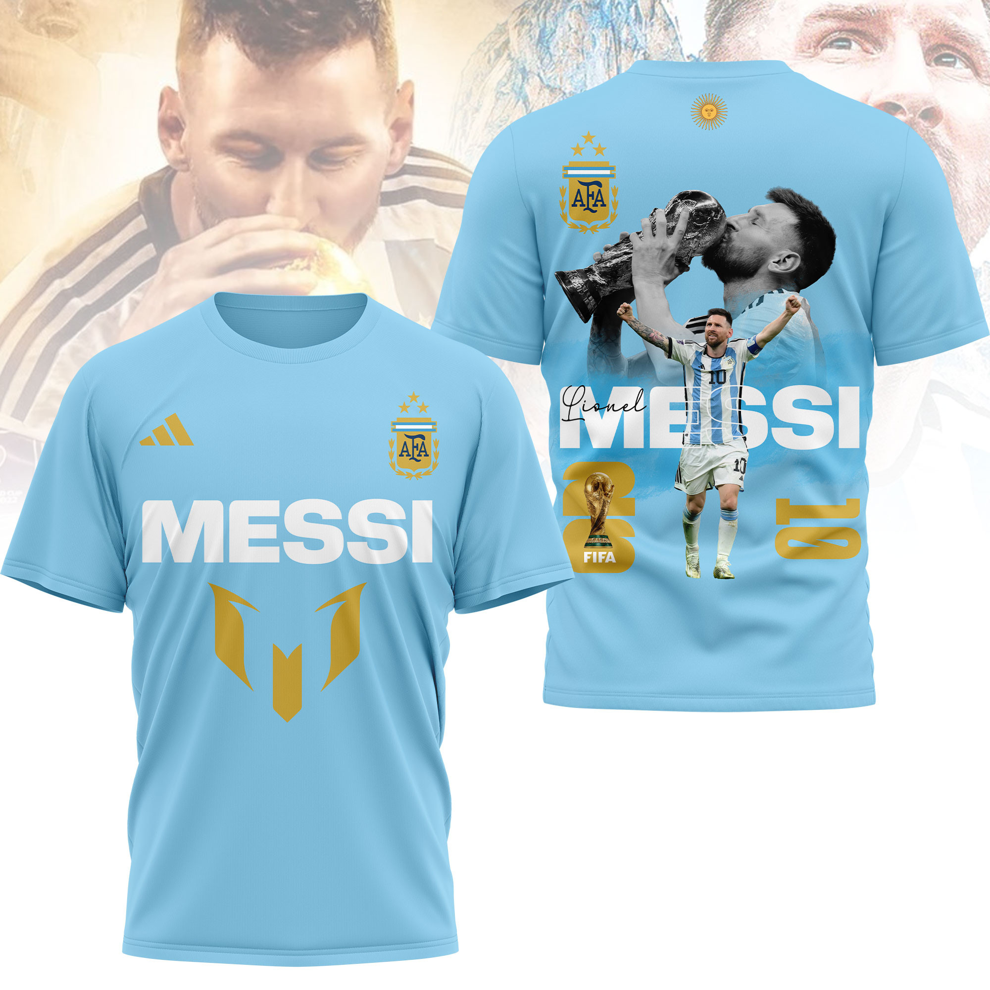 Lionel Messi | Premium World Cup 3D Shirt - Image 4