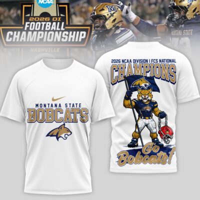 Montana State Bobcats | Premium 2026 NCAA Division I FCS National Champions 3D Shirt