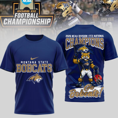 Montana State Bobcats | Premium 2026 NCAA Division I FCS National Champions 3D Shirt