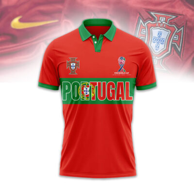 Portugal | Premium FIFA World Cup 2026 3D Polo Shirt
