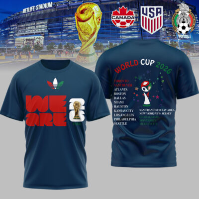 World Cup | Premium FIFA World Cup Kansas City 2026 3D Shirt