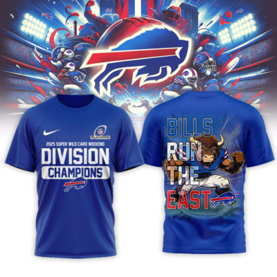 Buffalo Bills | Premium NFL Wild Card Weekend 3D Shirt - Blue