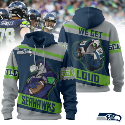 Seattle Seahawks | Premium We Get Loud 3D Hoodie HY - 3XL
